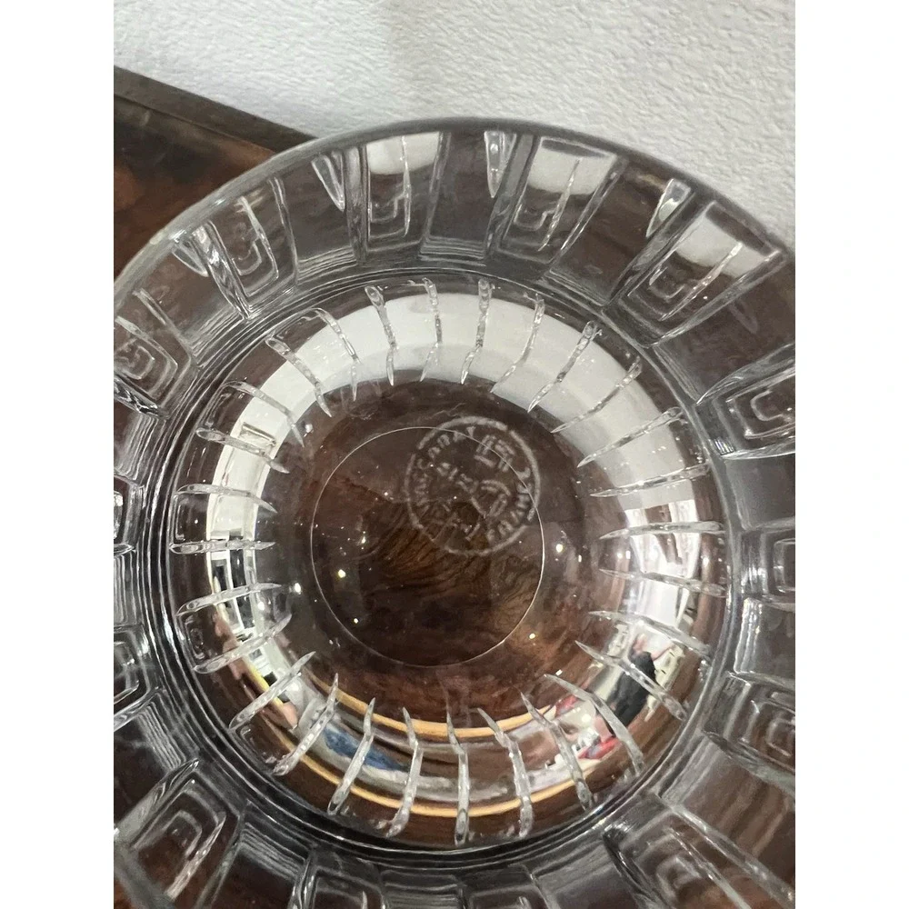 Pair Baccarat Crystal ROTARY 4 1/8